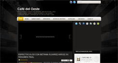 Desktop Screenshot of cafedeloeste.com.ar